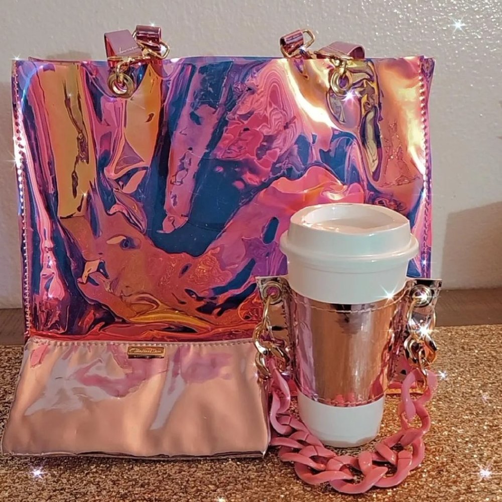 Glam Coffee Set (holographic pink)